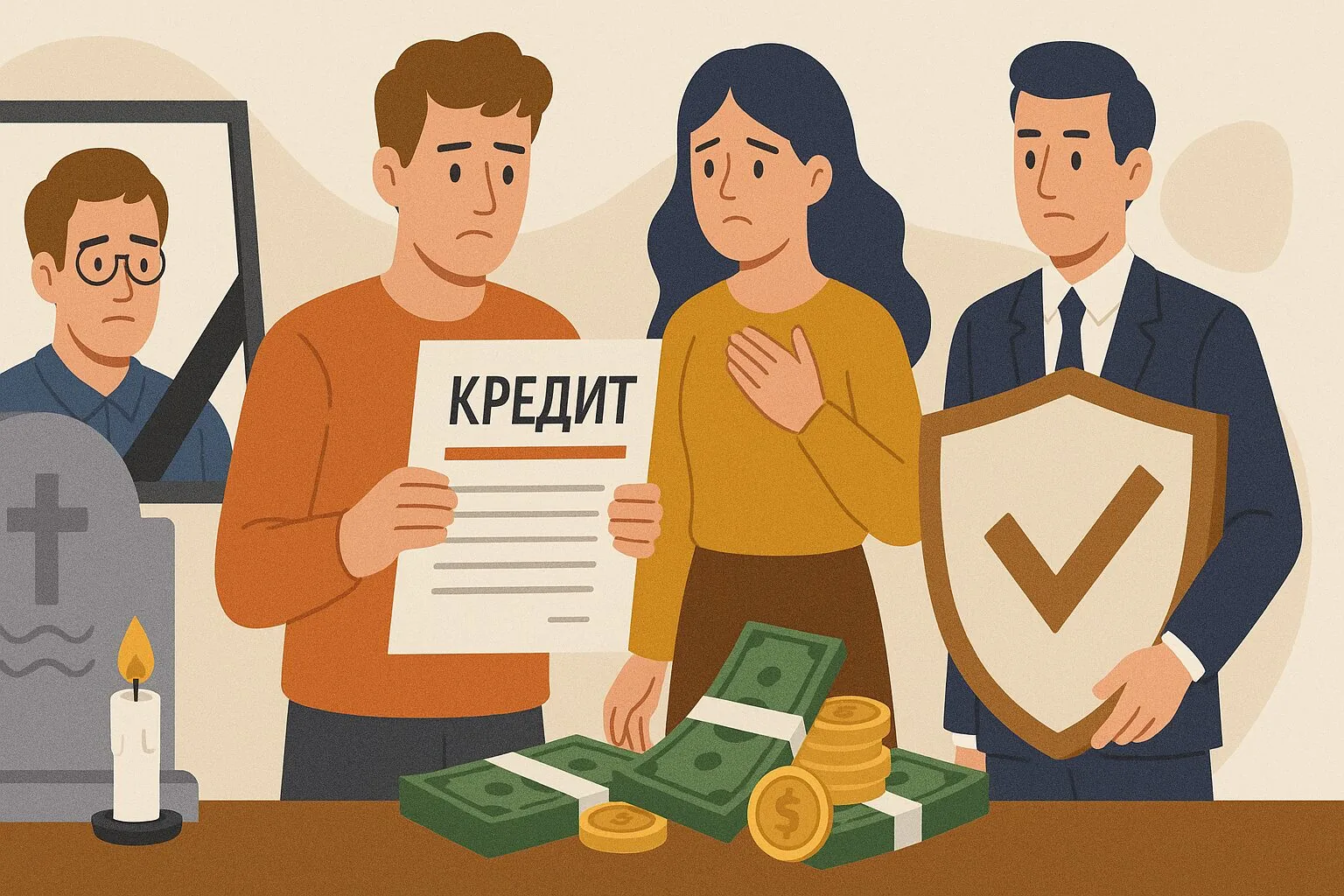 Кто платит кредит после смерти заёмщика: ответственность наследников и роль страховки